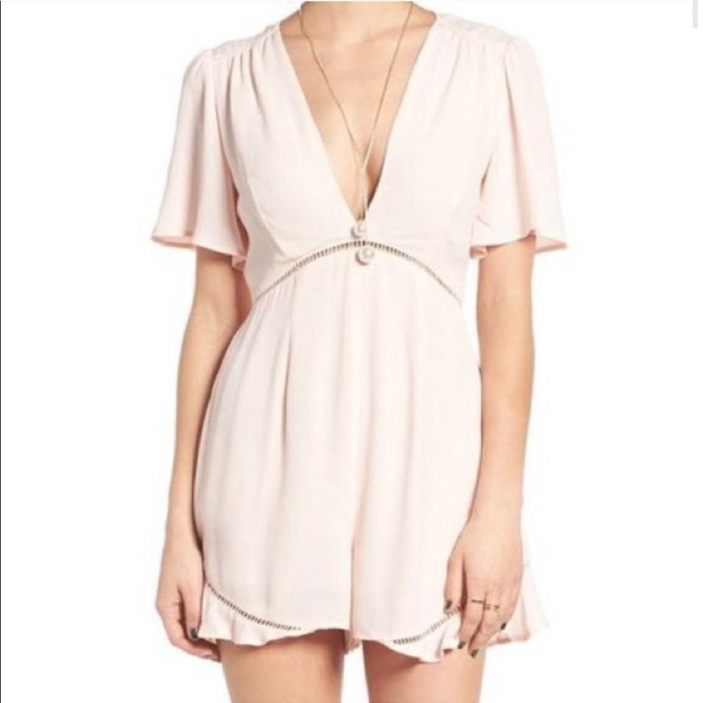 ASTR Light Pink Romper